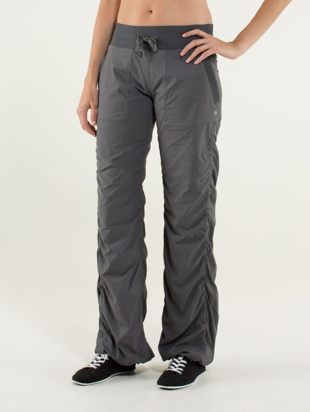 Lululemon Athletica Unlined Grey Studio Pants Joggers Womens Size Small 2